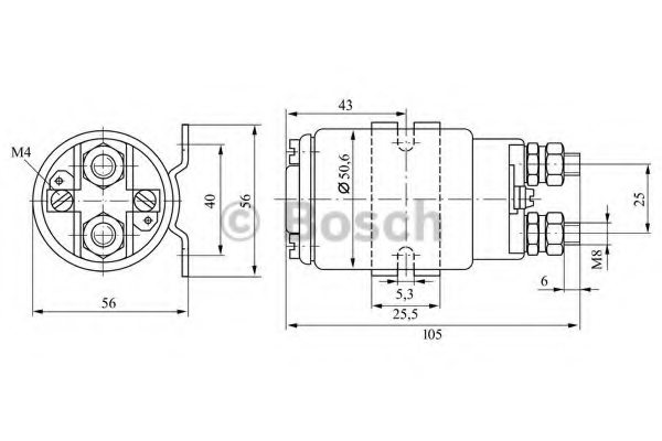 BOSCH 0 333 009 004 Relay, main current